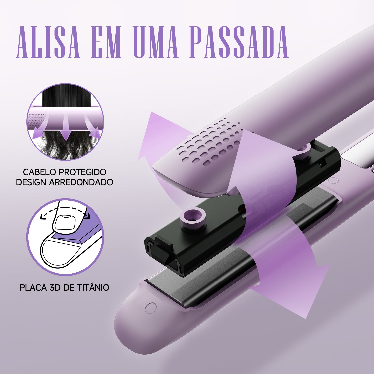 Alisador de cabelo LENA - 508C