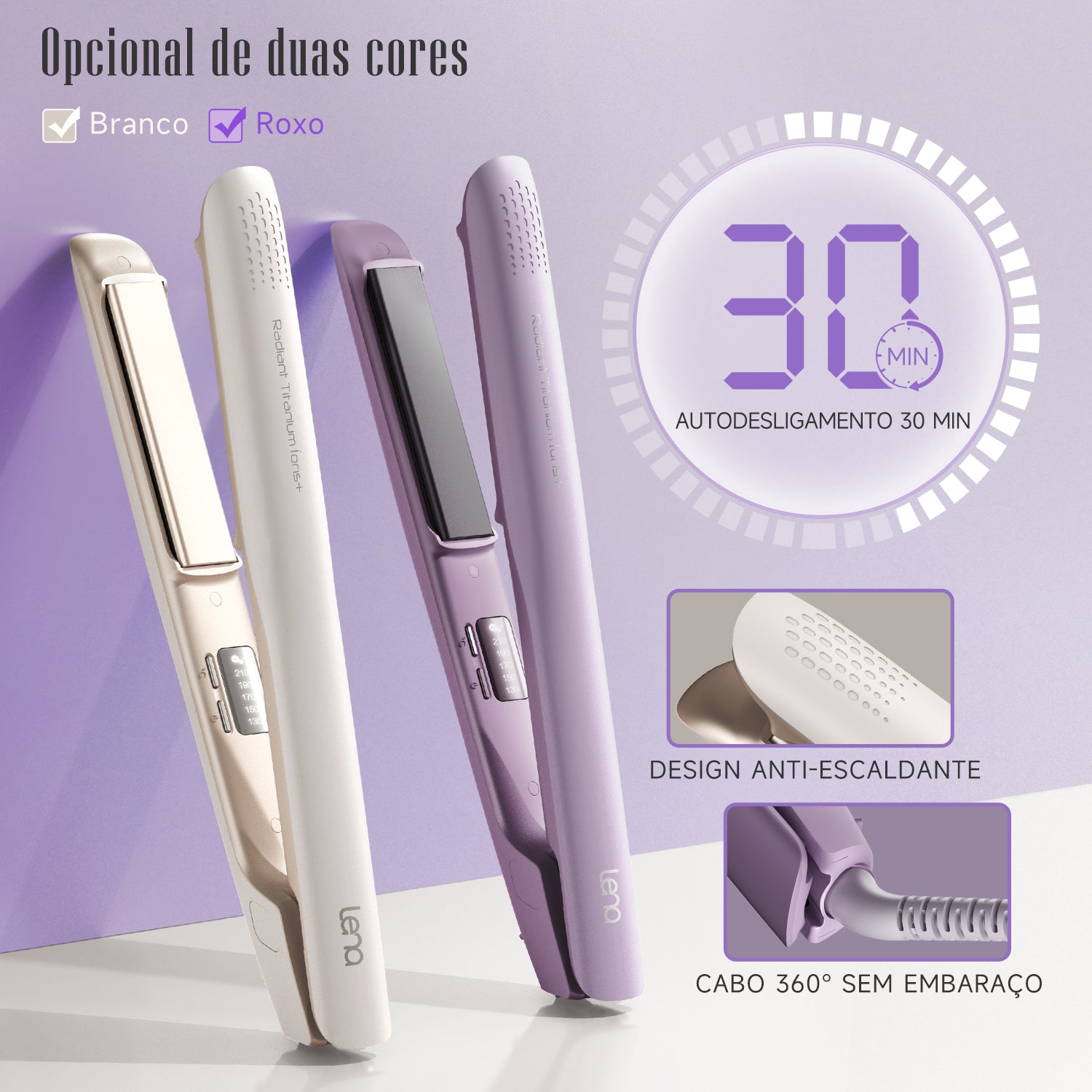 Alisador de cabelo LENA - 508C